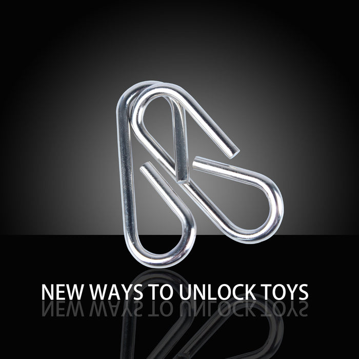 Advent Calendar Brain Teaser Adventskalender 24Pcs Christmas Gift Metal Brain Teasers Puzzle Educational Toy - Type 2 enginediyshop