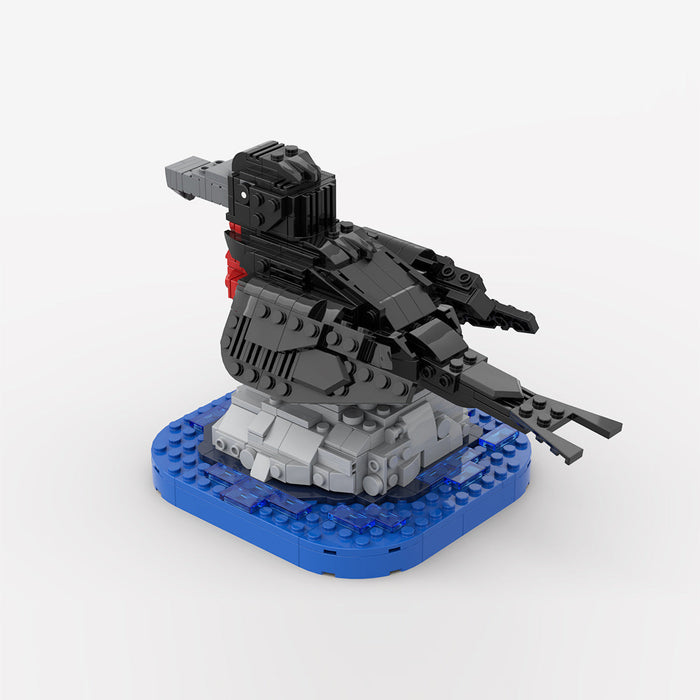 MOC-226035 FrigateBird Building Blocks Set, Realistic Tropical Seabird, Collectible Wildlife Brick Set (543PCS) enginediyshop