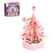 Crystal Christmas Tree Music Box with Light MOC DIY Assembly Model Small Particles Building Blocks Set (Dynamic Version/675PCS) enginediyshop