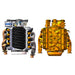 CISON LS-52 V8 Engine Model Kit – 1/5 Scale Working 4-Stroke Gasoline Internal Combustion Engine enginediyshop