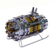 Metal Engine DIY Assembly Model Kit, Mechanical Disassemble Engine Puzzle Educational Experiment Educational Experiment Desk Toys 84PCS enginediyshop