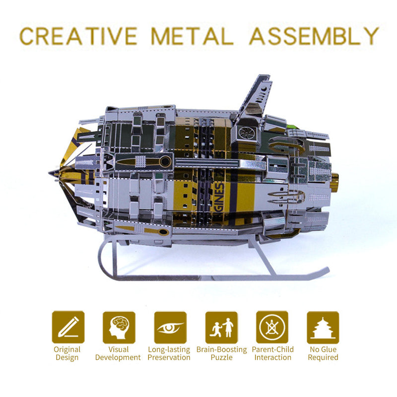 Metal Engine DIY Assembly Model Kit, Mechanical Disassemble Engine Puzzle Educational Experiment Educational Experiment Desk Toys 84PCS enginediyshop