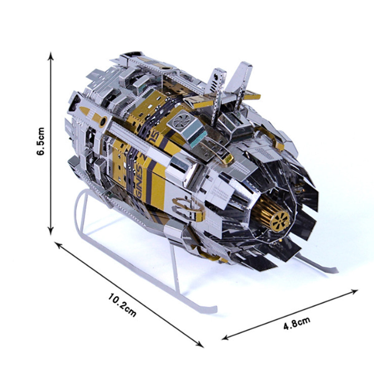Metal Engine DIY Assembly Model Kit, Mechanical Disassemble Engine Puz ...