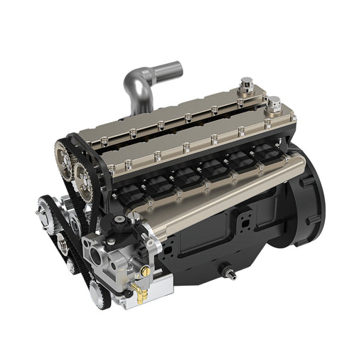 ENJOMOR 1/5 Scale GS-L6 28cc Inline 6 DOHC Gasoline Engine Model Enginediyshop