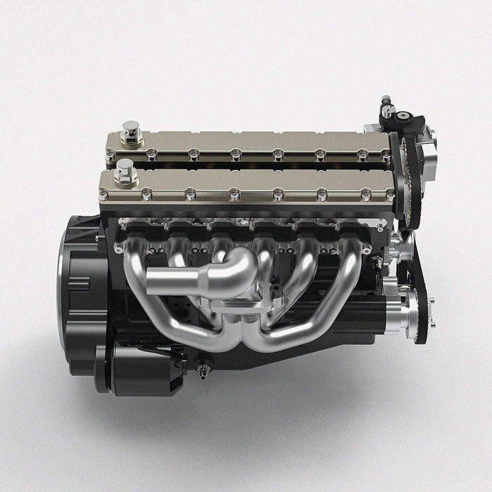 ENJOMOR 1/5 Scale GS-L6 28cc Inline 6 DOHC Gasoline Engine Model Enginediyshop