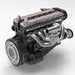 ENJOMOR 1/5 Scale GS-L6 28cc Inline 6 DOHC Gasoline Engine Model Enginediyshop