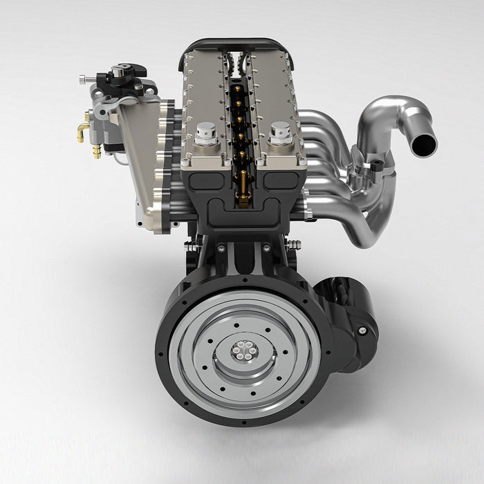 ENJOMOR 1/5 Scale GS-L6 28cc Inline 6 DOHC Gasoline Engine Model Enginediyshop