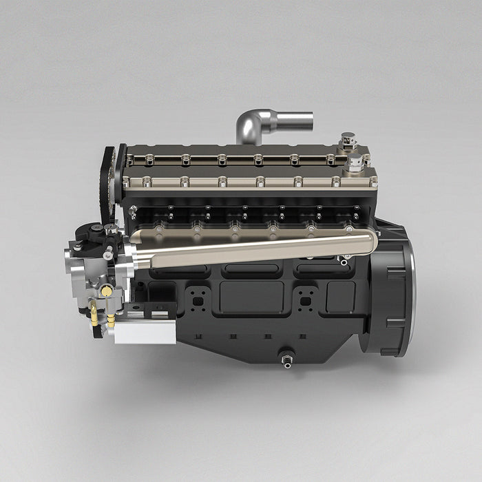 ENJOMOR 1/5 Scale GS-L6 28cc Inline 6 DOHC Gasoline Engine Model Enginediyshop