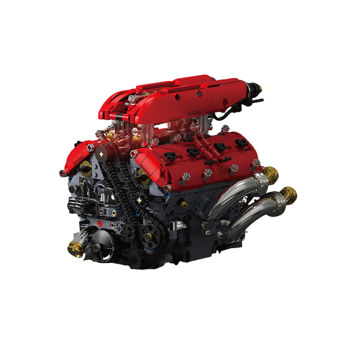 Ferrari V8 Engine Building Blocks Toy Set Build Your Own V8 Engine ...