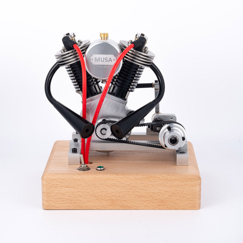MUSA Hoglet V-twin Miniature Harley Davidson V2 Gasoline Engine Model