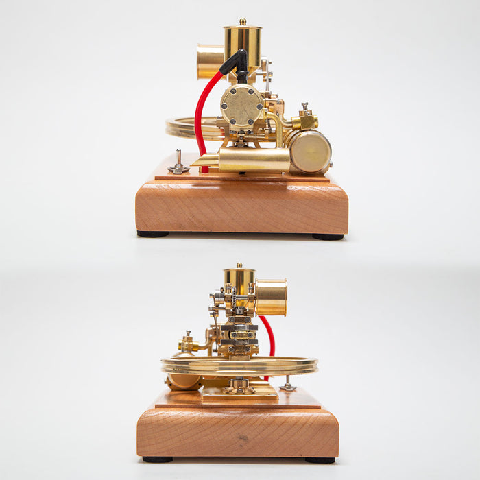 Mini 1.9CC Horizontal Single Cylinder Four-stroke Internal Combustion Engine Model for Three-Wheelers  enginediyshop