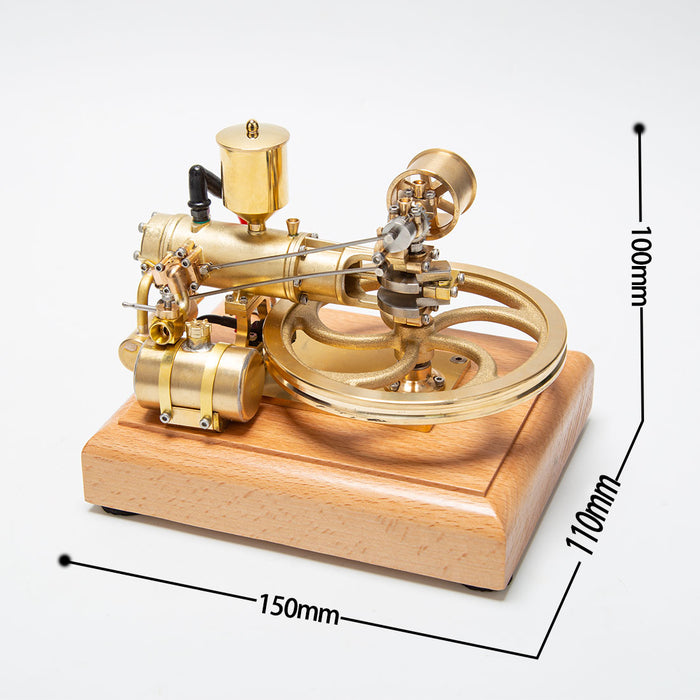 Mini 1.9CC Horizontal Single Cylinder Four-stroke Internal Combustion Engine Model for Three-Wheelers  enginediyshop