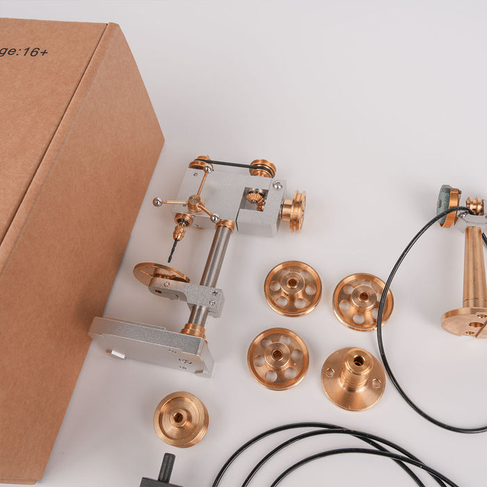 RETROL GF-01 27-piece DIY Miniature Workshop Model Kit for SE-01/02/03 and other Steam Engine Modelsenginediyshop