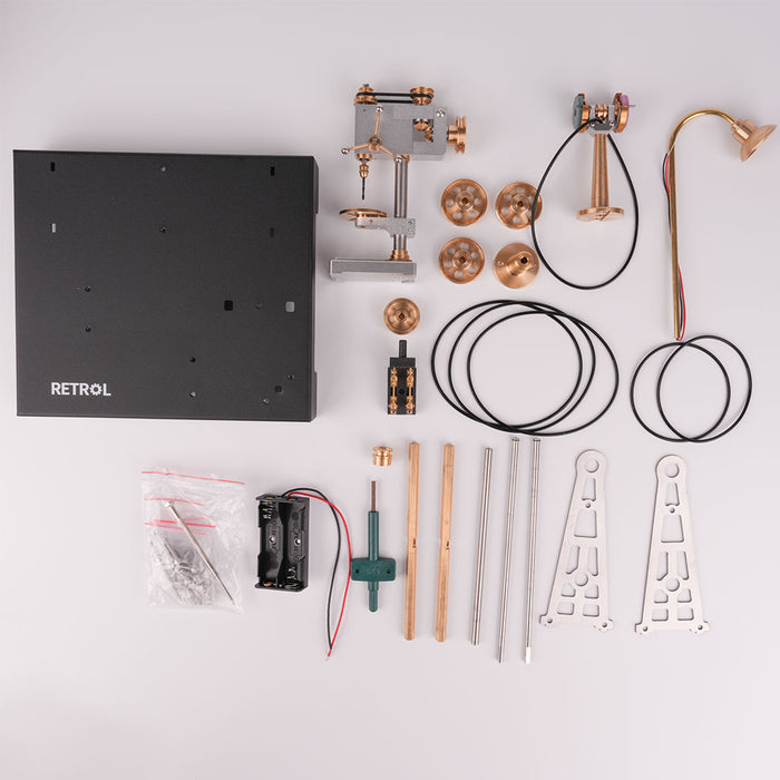 RETROL GF-01 DIY Miniature Workshop Model Kit for SE-01/02/03 and other Steam Engine Models enginediyshop