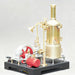 RETROL SE-03 DIY Steam Engine Model Kit with Generator & Light Educational Mechanical Building Set(38 PCS ) enginediyshop