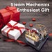 RETROL SE-01 Full Metal Stationary Beam Steam Engine Model and Horizontal Boiler Kit - enginediyshop