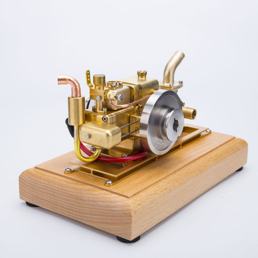 M12 Retro Gasoline Internal Combustion Engine Model with Impeller Pump 1.6cc Mini Four-stroke Water-Cooled Engine enginediyshop