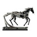 Solar-Powered Mechanical Horse 3D Metal Model DIY Assembly Art Sculpture Powered  Industrial Style Desk Decor Creature Mechanical Display Kit -165PCS enginediyshop