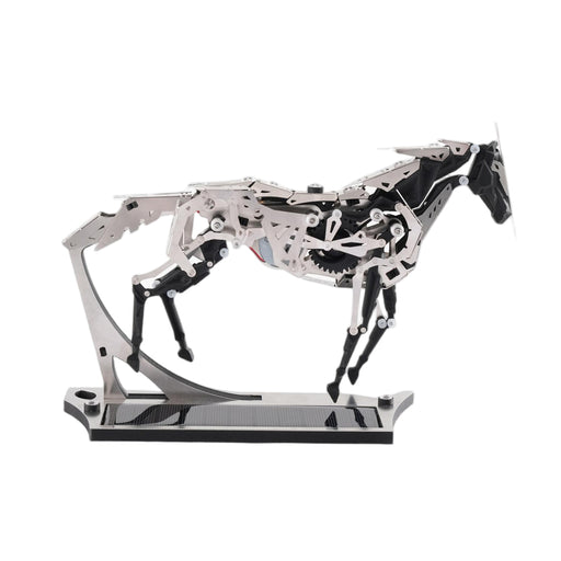 Solar Powered Mechanical Horse 3D Metal Model DIY Display Kit  enginediyshop
