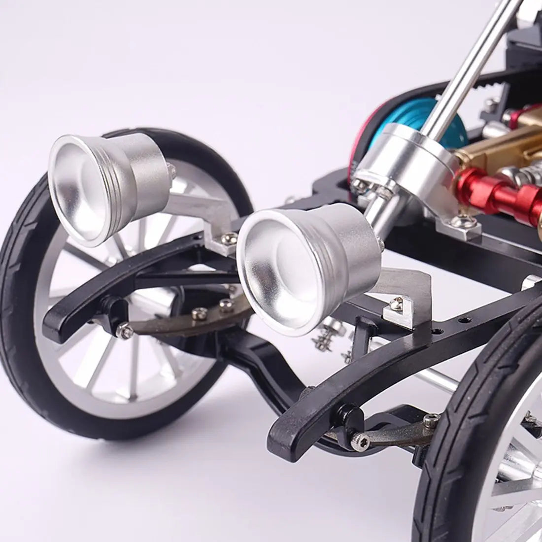 Mini Engine Build Kit Single-cylinder Steam Car Engine Assembly Model ...