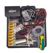 All-in-One Aluminum Alloy Base Starter Kit For TOYAN FS-V800WGP Engine Model Includes Ignition Set Water Cooling Set Battery and Charger enginediyshop