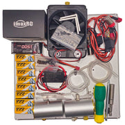 All-in-One Aluminum Alloy Base Starter Kit For TOYAN FS-V800WGP Engine Model Includes Ignition Set Water Cooling Set Battery and Charger enginediyshop