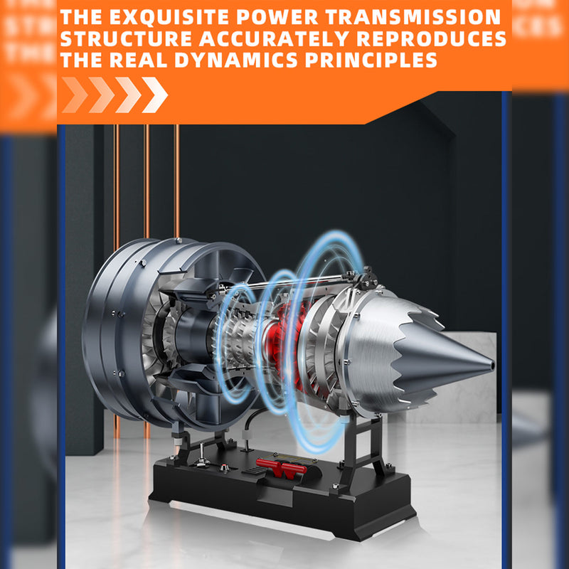 DM121 Dual Spool Turbofan Engine Model Kit High Bypass Ratio Engine ...