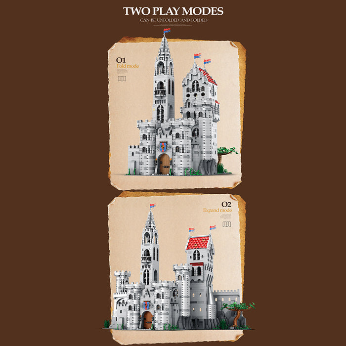 Medieval European classical Castle Building Blocks Set-3999PCS enginediyshop