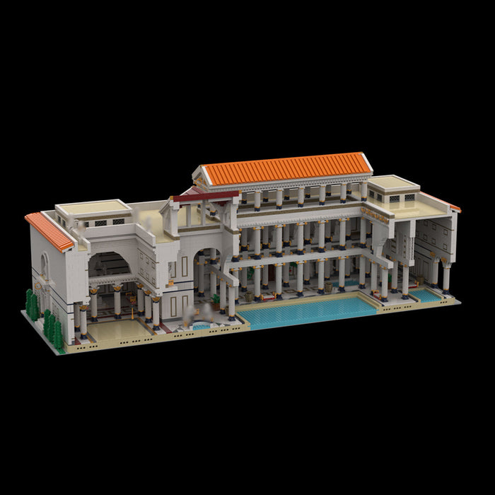Ancient Roman Bath Historical Display Building Block Set-30812PCS enginediyshop