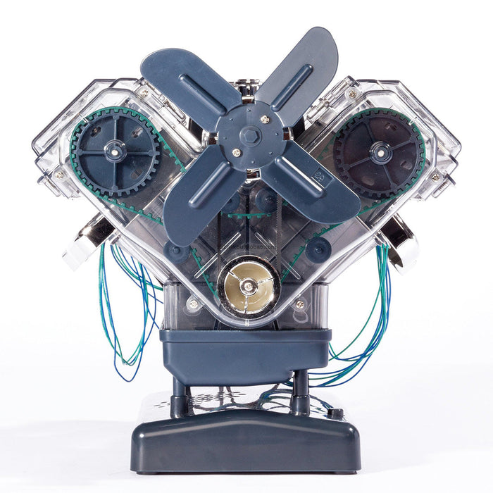 Scale Engine Kit HAYNES 1/6 Scale Transparent Visible Working V8 Engine Model Kit with ...