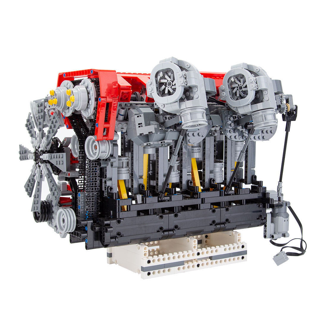 MOC RB-30 Six-Cylinder Four-Stroke Gasoline Engine Model Building Blocks Toy Set -1985PCS-Build Your Own L6 Engine enginediyshop