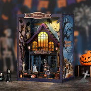Gothic Haunted Castle 3D Wooden DIY Miniature Horror House Kit, Halloween Desktop Decoration & Creative Gift (237PCS) enginediyshop