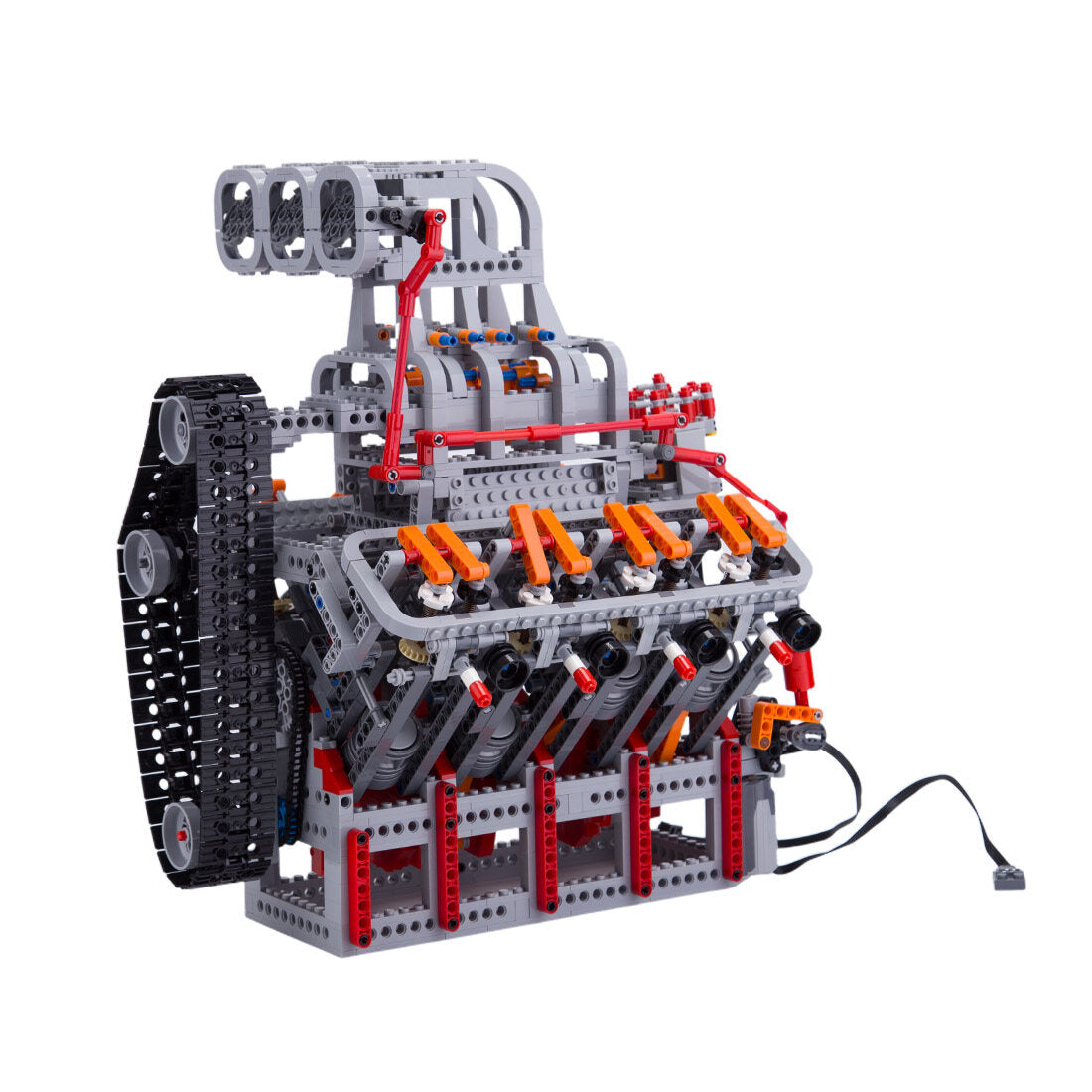 HOLDEN OHV 5.0L V8 Motor MOC Engine Model Building Blocks - 2106PCS ...
