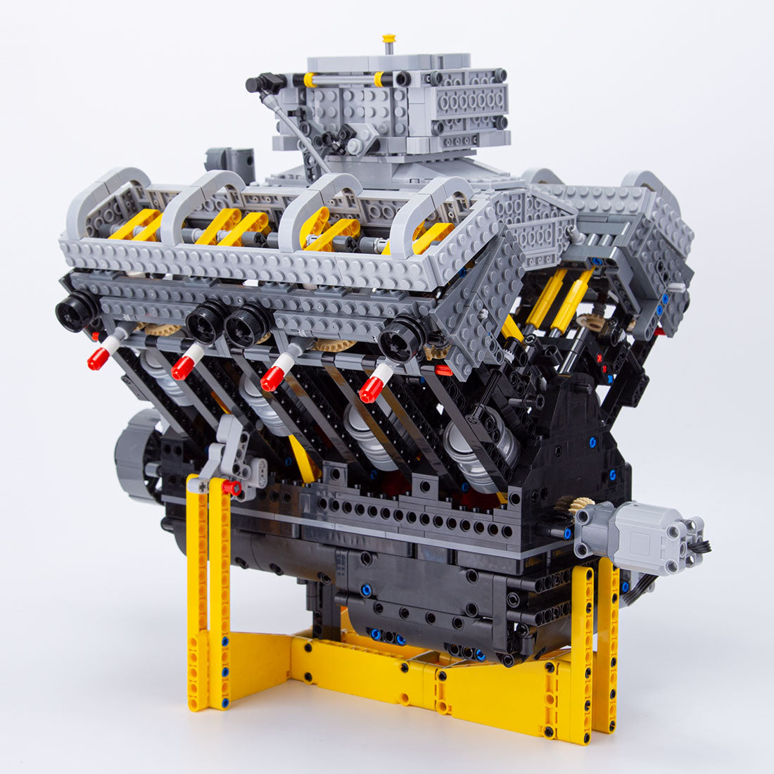 Chevy Small Block  V8 Engine General Motors MOC Engine Model Building Blocks Toy Set - 2362PCS - Build Your Own V8 Engine enginediyshop