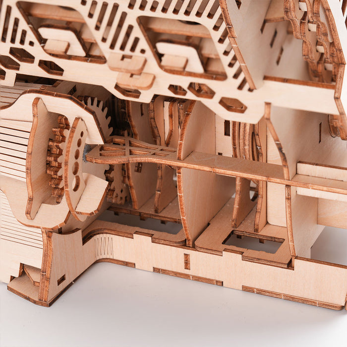 W12 Engine Model Kit – 1400+ PCS Motorized Wooden 3D Simulation Engine – DIY STEM Mechanical Engineering Display & Educational Model enginediyshop