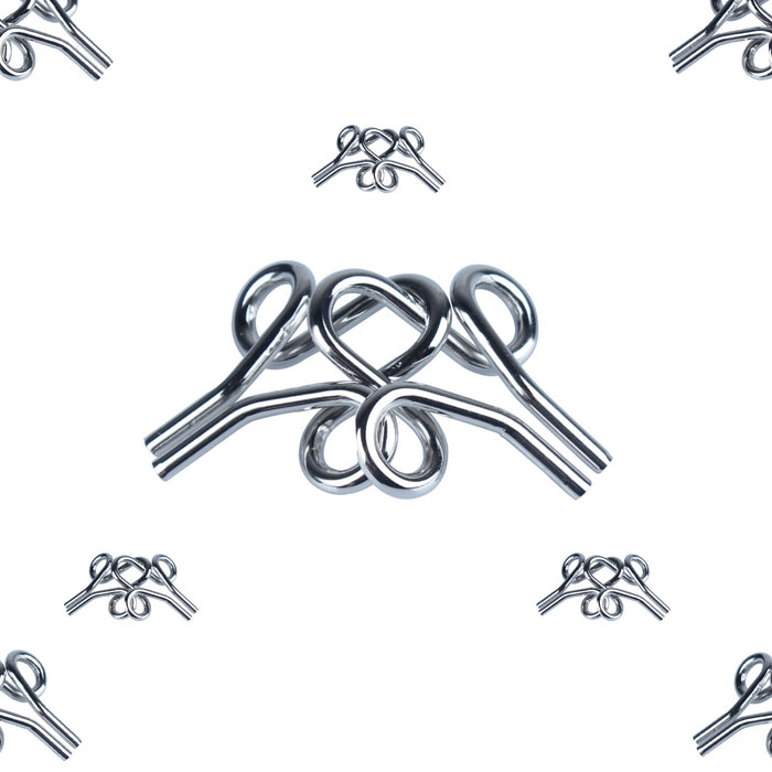 Advent Calendar Brain Teaser Adventskalender 24Pcs Christmas Gift Metal Brain Teasers Puzzle Educational Toy - Type 2 enginediyshop