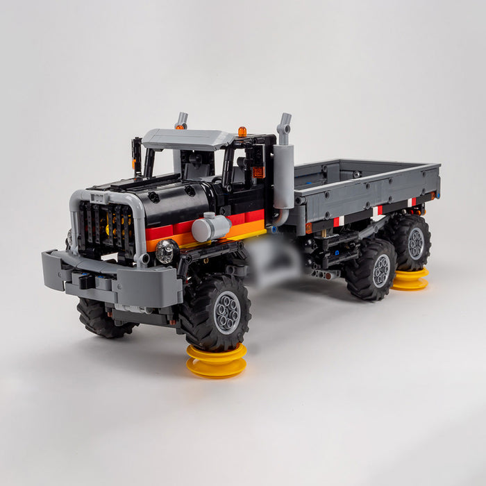 MOC-219862 1/20 Scale American 6x6 Off-road Truck Building Blocks Set (Dynamic Version/1500PCS)