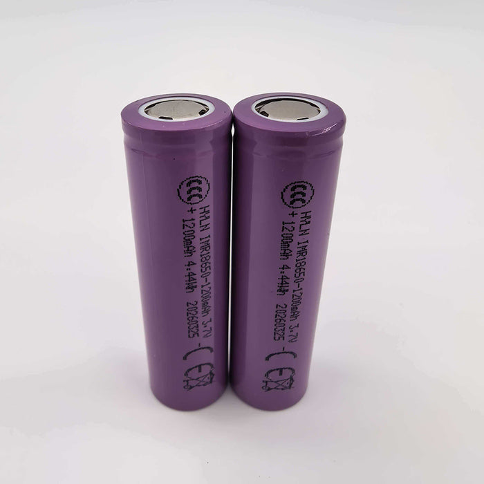 18650 Rechargeable Lithium Ion Batteries 3.7V 1200mAh Power Battery Set for Model Engines CDI Ignition Systems and DIY Equipment 2Pcs enginediyshop