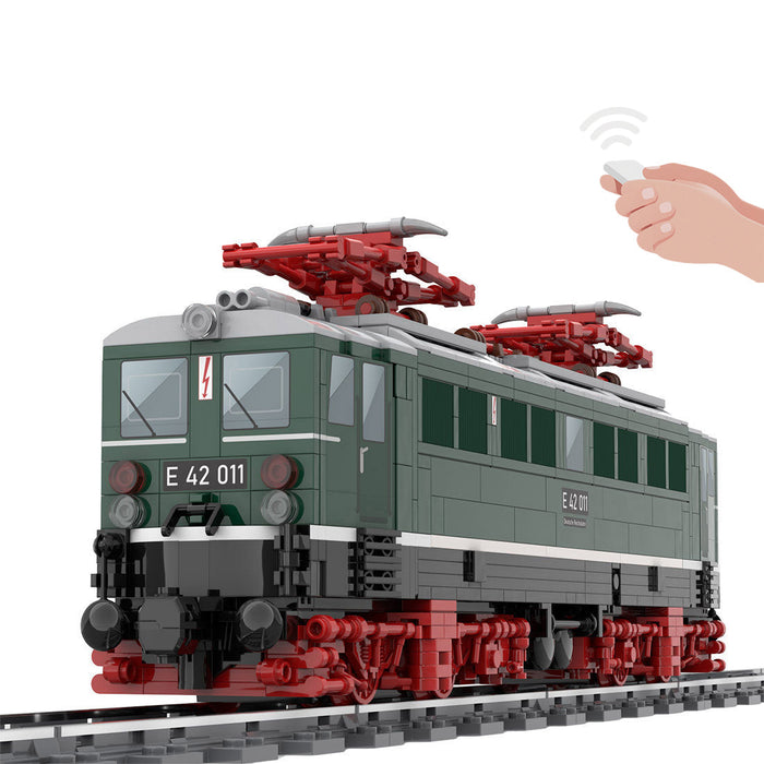 MOC-133607 Electric Locomotive E42 (Holzroller) Model Building Blocks Set (Speed Control Dynamic Version/1375PCS) enginediyshop