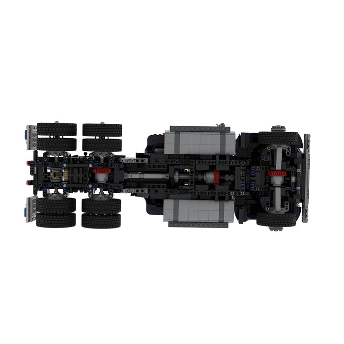 MOC- 1/17scale  FORD Class 8 Truck Building Blocks Set (Dark Blue/Dynamic Version/2443PCS)