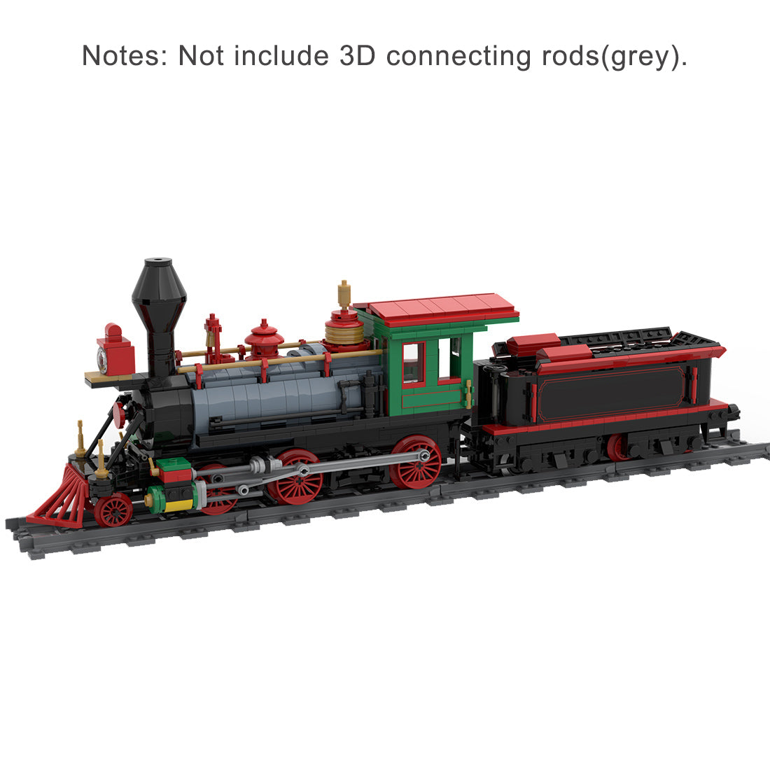 MOC-48524 Winter Christmas Train Model Building Block Set enginediyshop