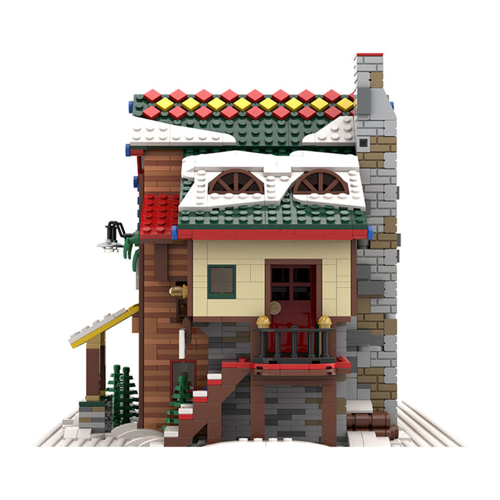 MOC-181276 Winter Village - Building Creation Station Building Blocks Set (2456PCS) enginediyshop