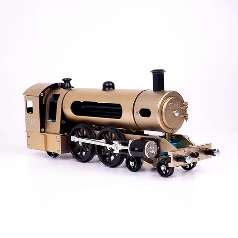 TECHING Dampflokomotive Zug Modellbausatz, der funktioniert - 387 Teile