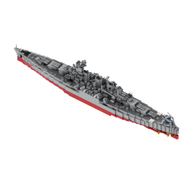 Moc Vermont Battleship Military Building Blocks Set -4011PCS enginediyshop