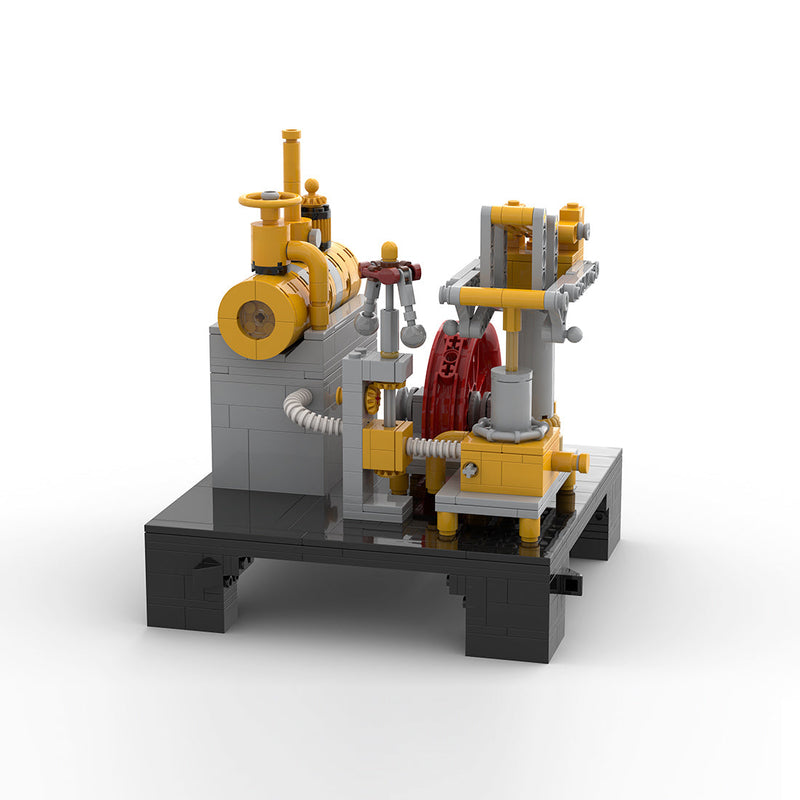 Retro Design Beam Steam Engine DIY Kit Building Block Model Perfect for STEM Collectors（469PCS)） enginediyshop