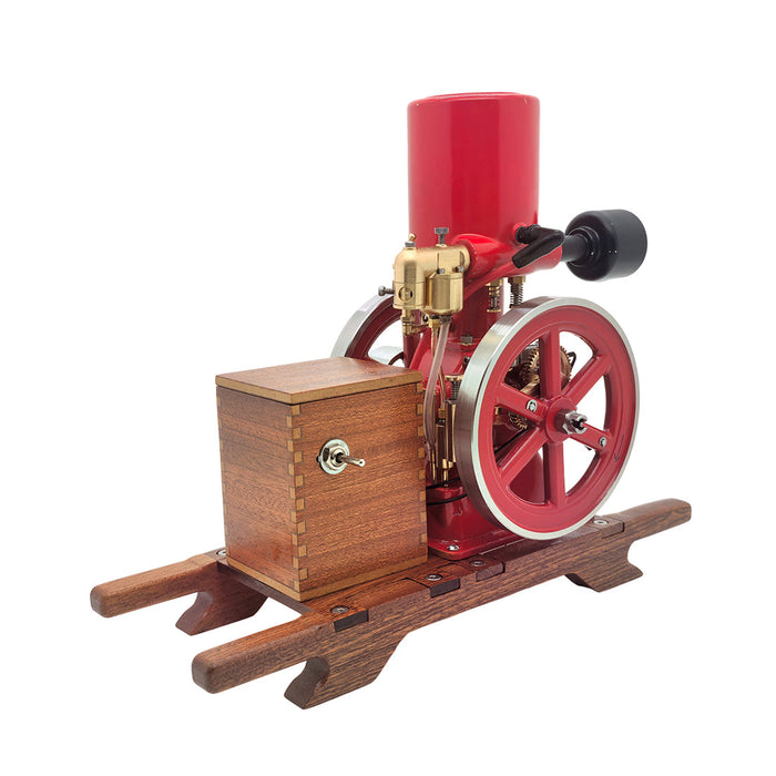 RETROL & OKMO N01 1/5 Scale Hit and Miss  Four-Stroke Stationary Cement Mixer Gasoline Engine  Model RTR Version enginediyshop