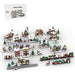 MOC-124484 Winter Village Street View Building Blocks Toys Set -4454PCS enginediyshop