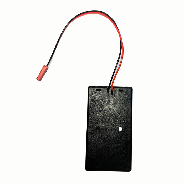 Portable Battery Holder for 18650 Lithium Batteries Easy Install Battery Case with Cover for Model Engine Power Supply and DIY Modification (JST Connector) enginediyshop