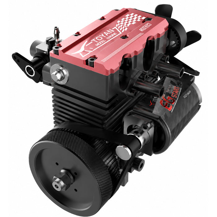 TOYAN FS-L200GC 7cc Mini Inline Twin-Cylinder 4-Stroke Air-Cooled Gasoline L2 Engine Kit – KIT Version