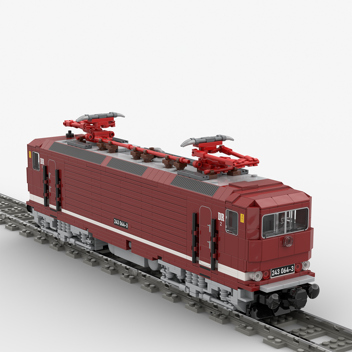 MOC-221512 Electric Locomotive BR243 of the Deutsche Reichsbahn(Dynamic Version/1328PCS) enginediyshop